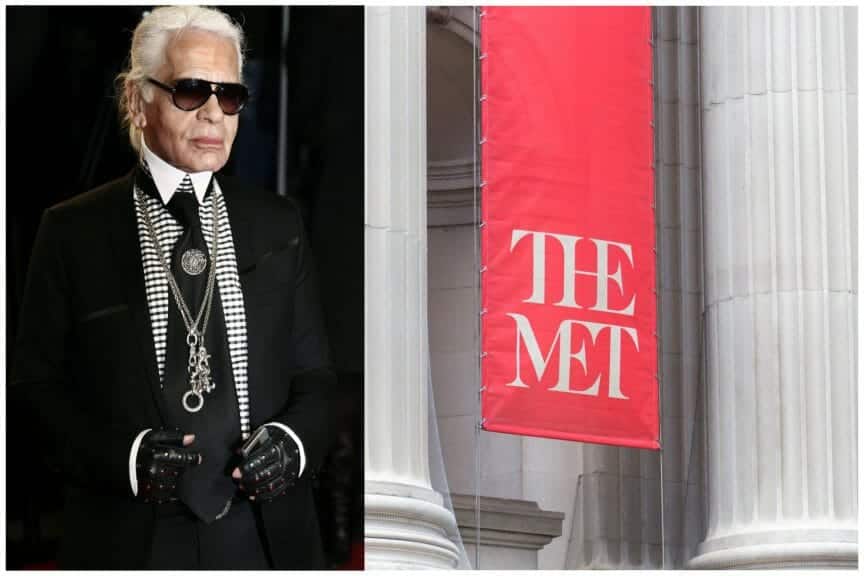 Karl Lagerfeld and The meteropolitan museum of art