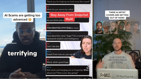 Warnings about Ai on TikTok