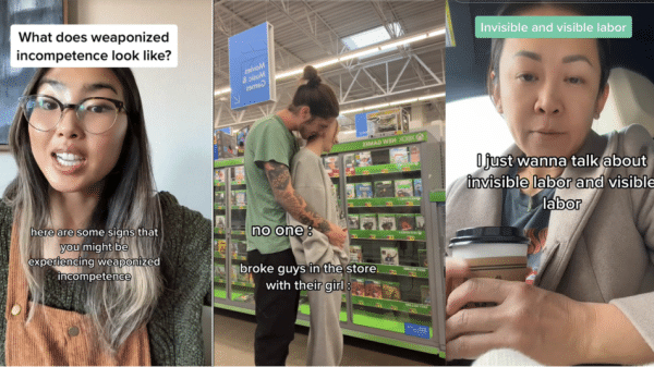 Weaponized incompetence is trending on tiktok