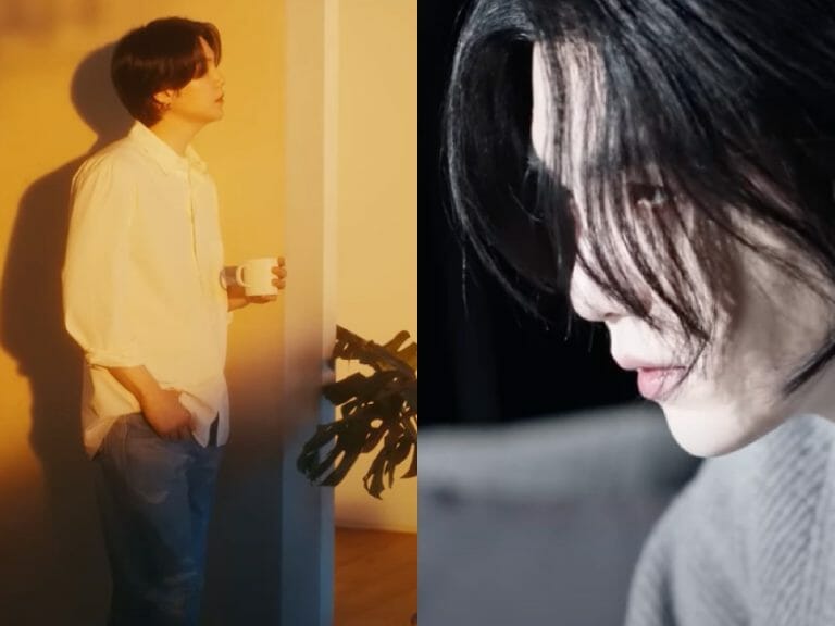 Image of Agust D in his music video for "People Pt. 2" and "Amygdala."
