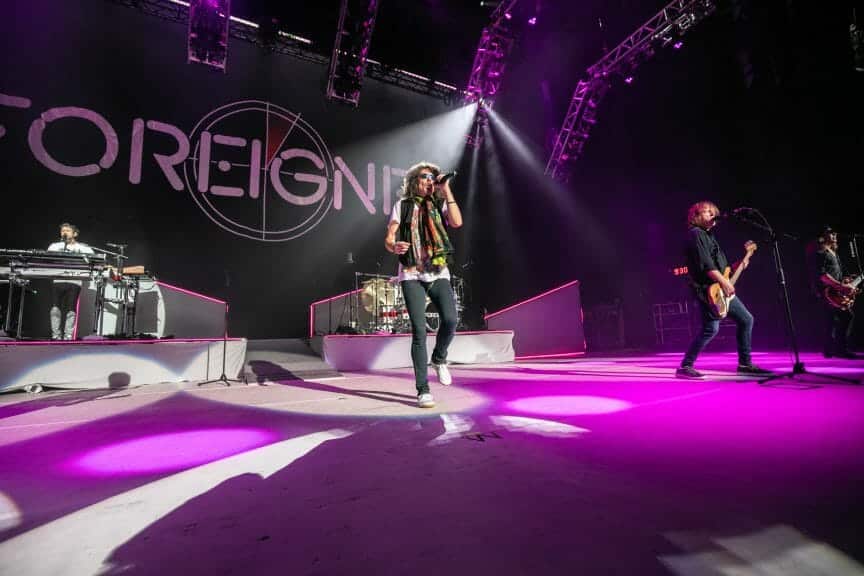 Foreigner in concert (Brandon Nagy/Shutterstock)