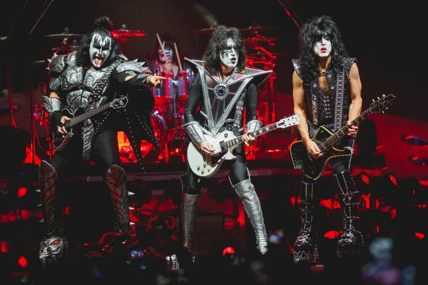 Kiss in concert (Tony Norkus/Shutterstock)