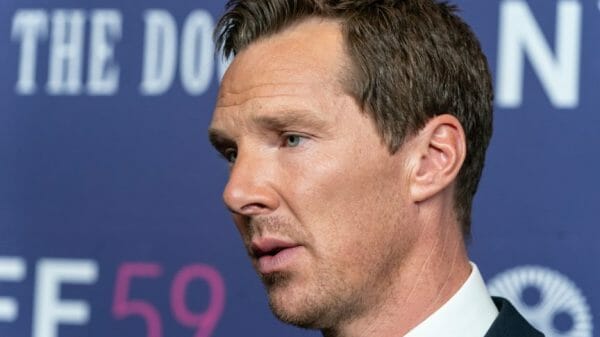 Benedict Cumberbatch attends The Power of the Dog premiere during 59th New York Film Festival at Alice Tully Hall