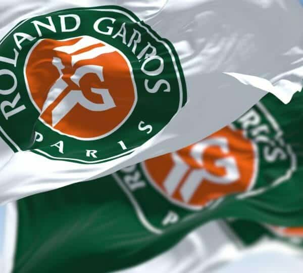 The logo for the French Open tennis tournament (Rarrarorro/Shutterstock)