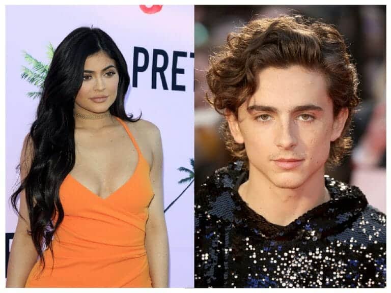 Kylie Jenner and Timothée Chalamet