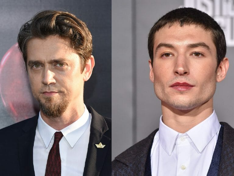 Andy Muschietti (left) and Ezra Miller (right)
