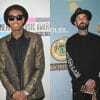 Tyga (left) and Travis Barker (right).