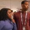 Quinta Brunson and Tyler James Williams on Abbott Elementary. GILLES MINGASSON/ABC