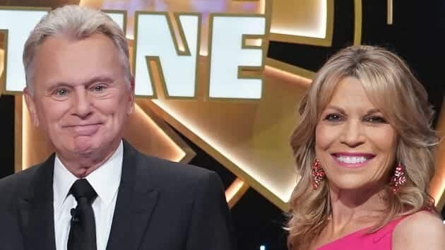 Vanna White and Pat Sajak