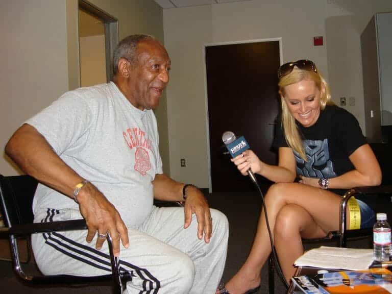 Bill Cosby and Katie Lohmann at the 2007 Playboy Jazz Festival. The Hollywood Bowl, Los Angeles, CA.