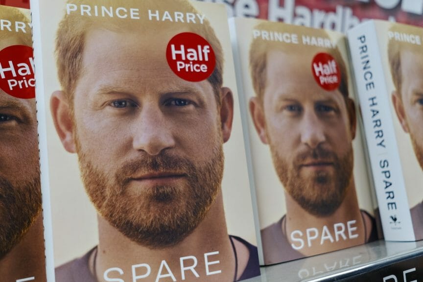 Prince Harry's 'Spare' book.