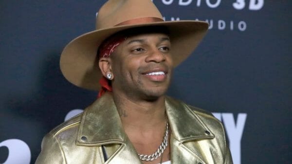 Jimmie Allen at the 2023 MusiCares Persons of the Year at the Los Angeles Convention Center on February 3, 2023 in Los Angeles, CA