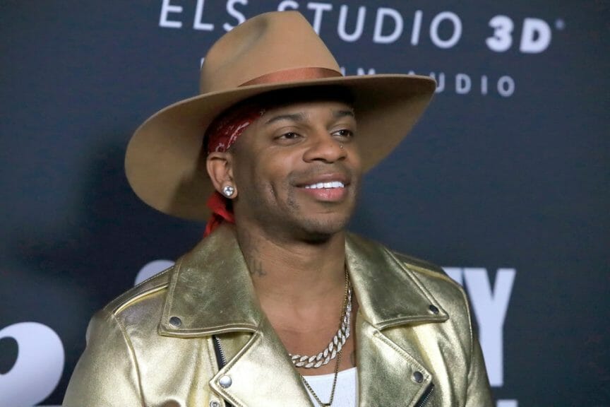 Jimmie Allen at the 2023 MusiCares Persons of the Year at the Los Angeles Convention Center on February 3, 2023 in Los Angeles, CA