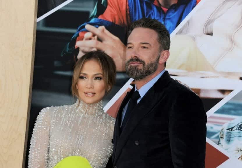 Jennifer Lopez and Ben Affleck at the Amazon Studios' World premiere of 'AIR' held at the Regency Village Theatre in Westwood, USA on March 27, 2023.