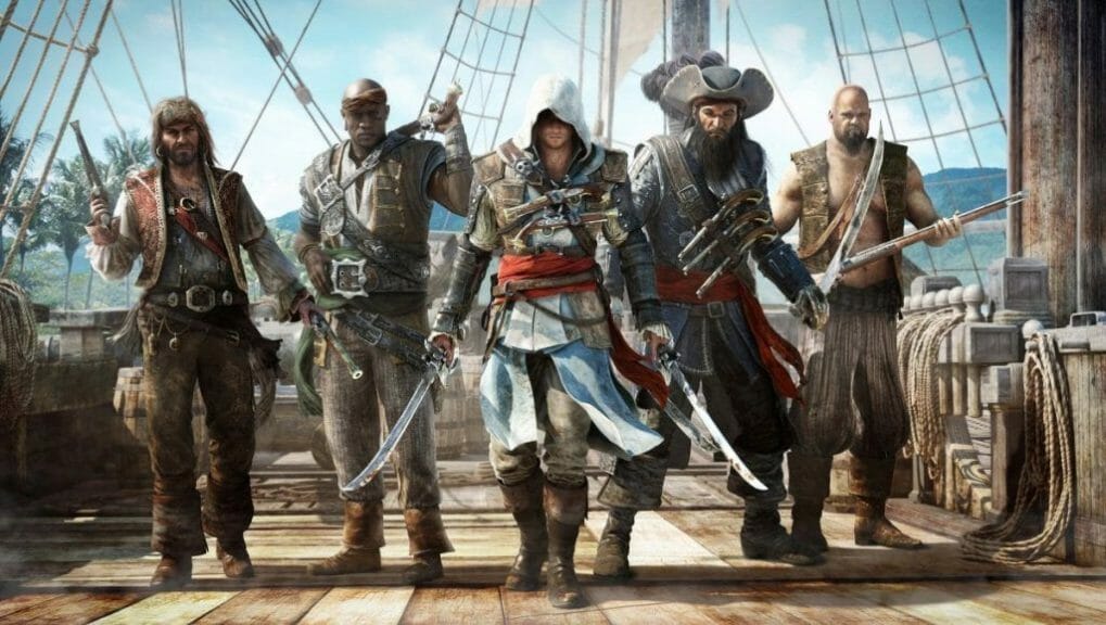 A promotional image from the 2013 launch of 'Assassin's Creed: Black Flag. 'Credit: Ubisoft