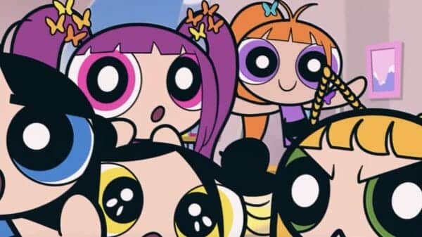 NewJeans as their Powerpuff Girl personas.