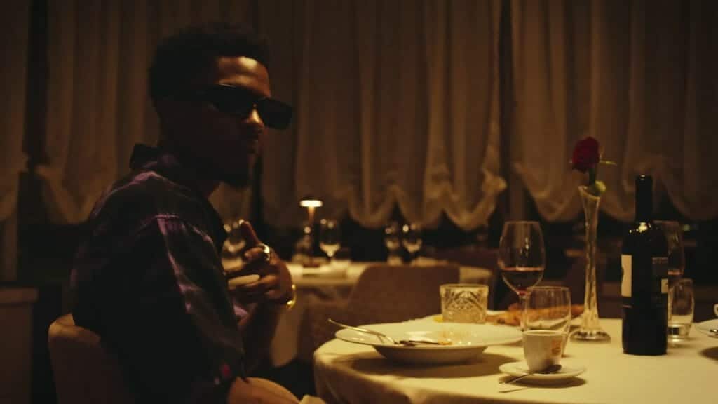 A still from a hip-hop music video.