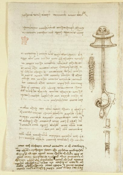 Page from Da Vinci's Notebook