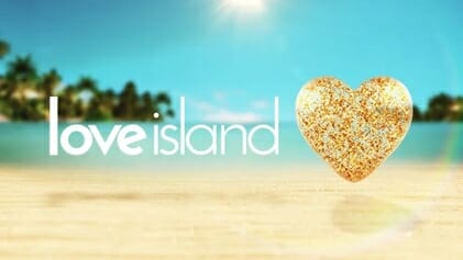 Opening title screen for Love Island UK