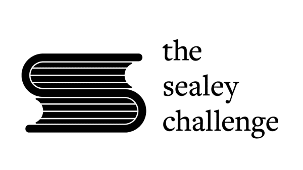 Sealey Challenge Logo - for the Sealey poetry reading challenge in August.