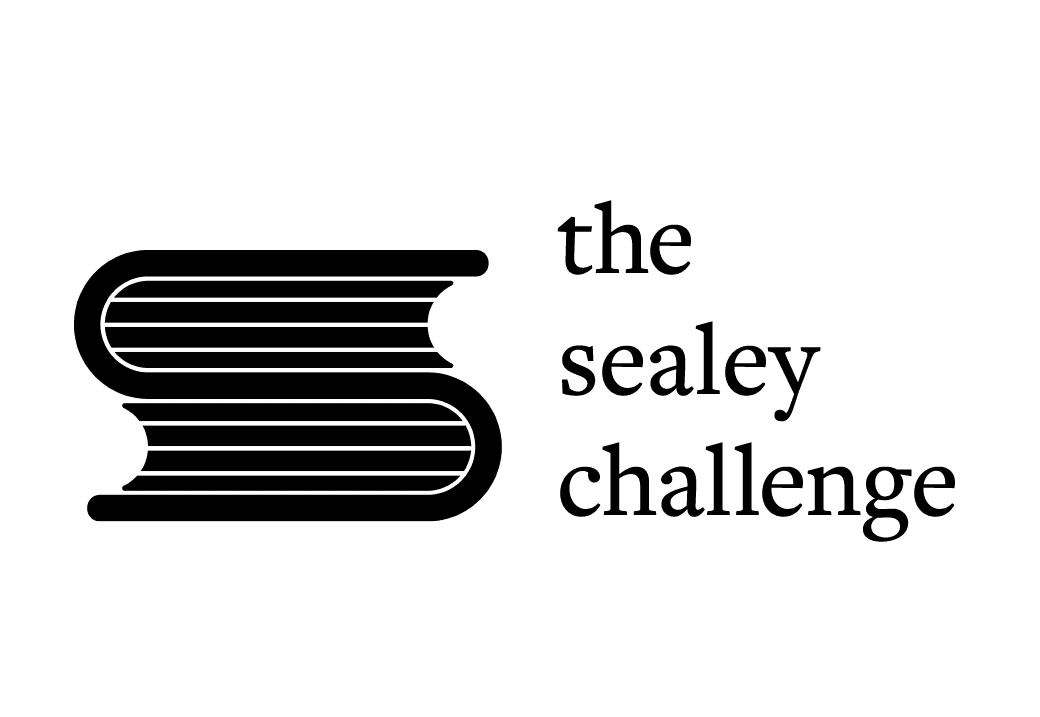 Sealey Challenge Logo - for the Sealey poetry reading challenge in August.