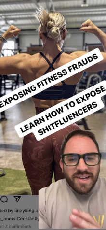 @goob_u2 exposing fitness frauds, fitness influencers, TikTok