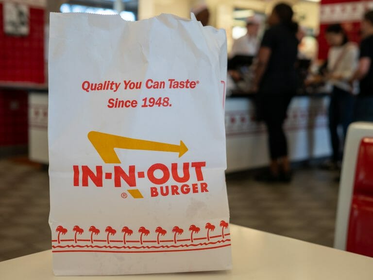 In-N-Out to-go bag.