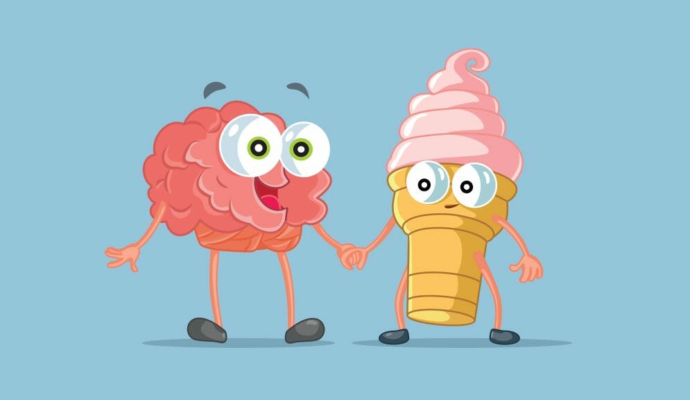 Your brain loves ice cream, a UPF.