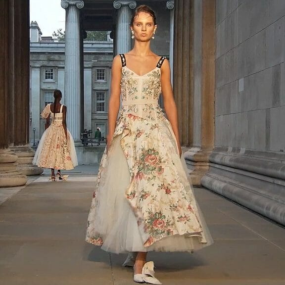 Erdem Spring Summer 2024. London Fashion Week 2023