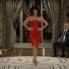 Kendall Jenner struts down the Schiaparelli Spring Summer 2024 as she closes the fashion show.