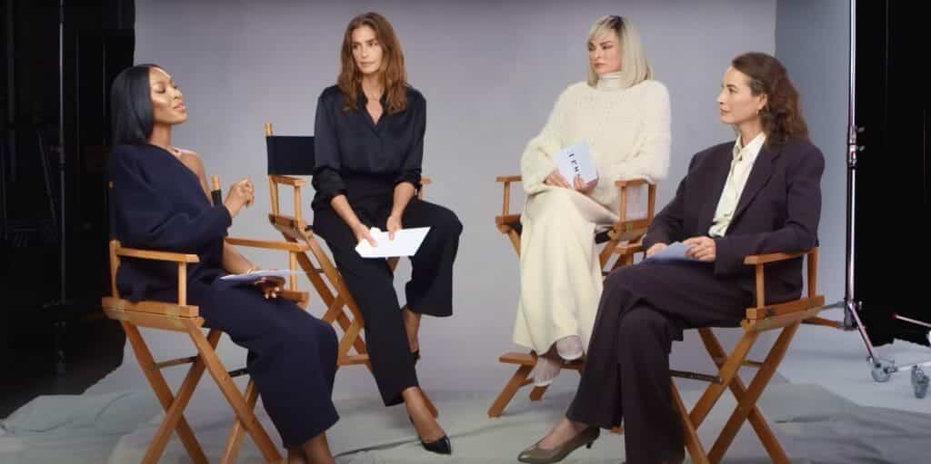 Naomi Campbell, Cindy Crawford, Linda Evangelista, and Christy Turlington reminisce on their careers and iconic fashion show moments.