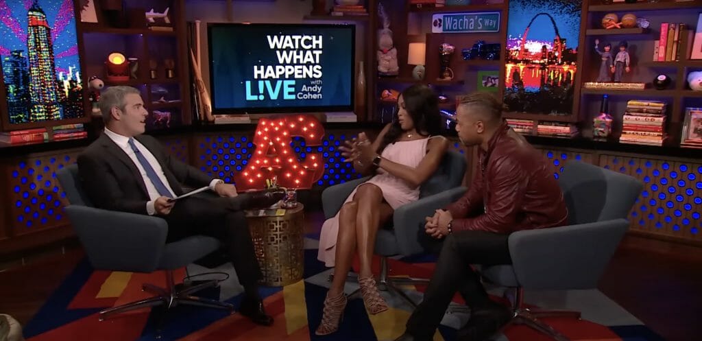 Naomi Campbell ignores question from Andy Cohen about Kendall Jenner "cherry picking" her shows.