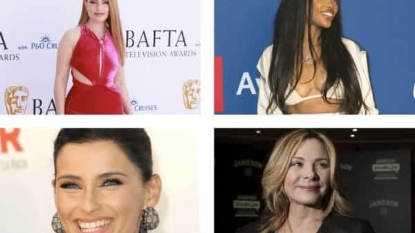 Amelia Dimoldenberg, SZA, Nelly Furtado and Kim Cattrall photo collage