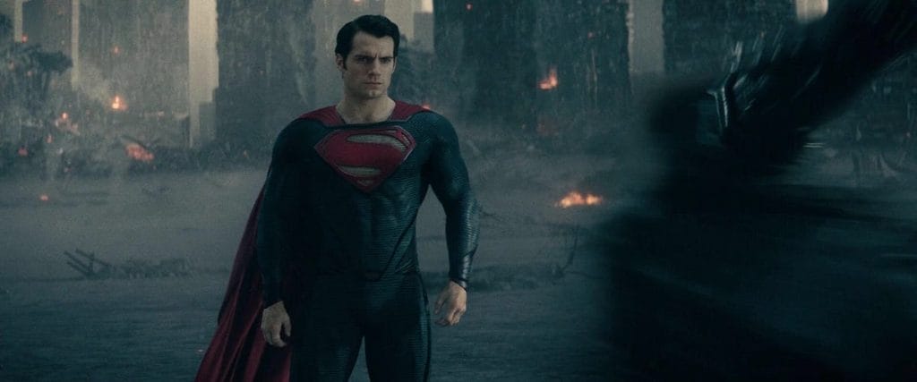 The final battle of Man of Steel (2013).