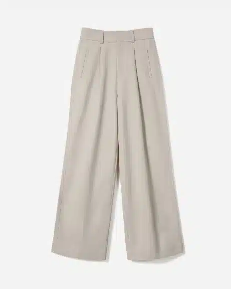 Wardrobe Essentials - Bottoms - Everlane - The Way-High Drape Pant Standstone