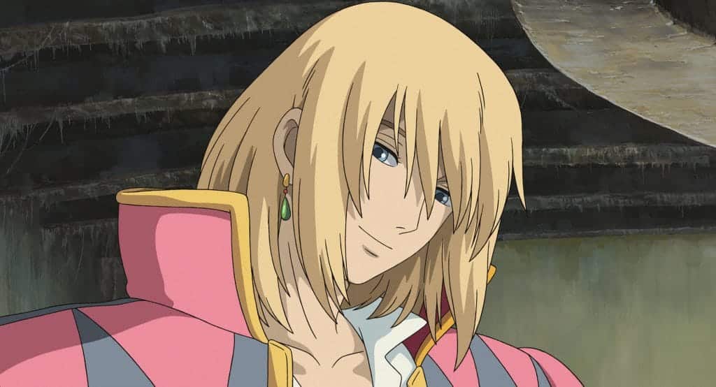 Image of wizard Howl from the film Howl's Moving Castle. 