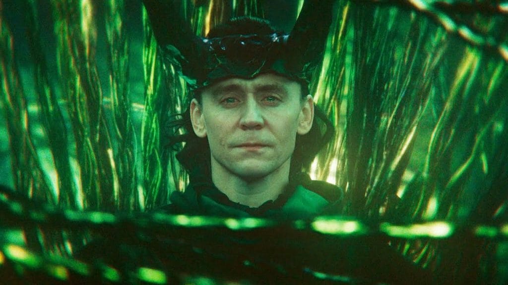 Tom Hiddleston at the end of Loki Season two