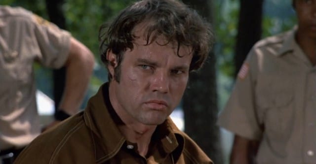 Joe Don Baker as Butford Pusser in the 1973 movie, 'Walking Tall'. 