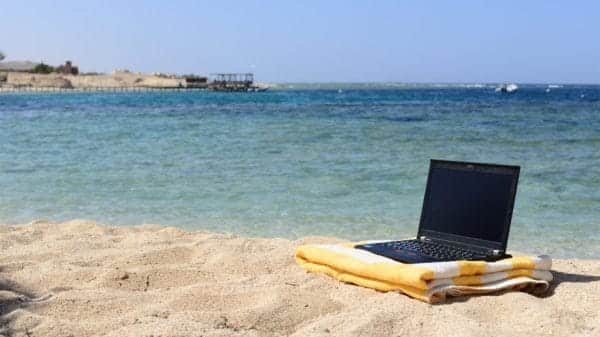 Digital nomad remote working