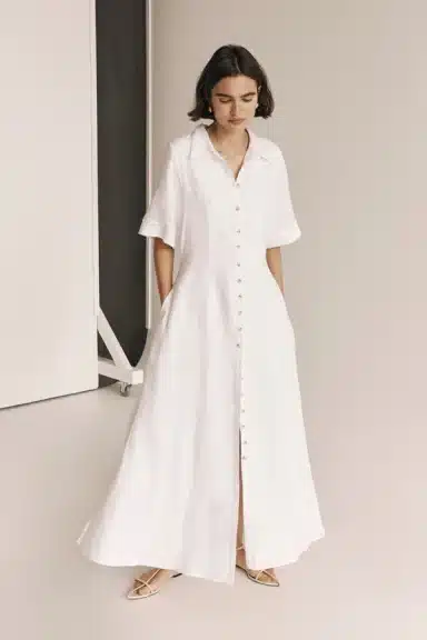 Long White Dress as an outfit choice