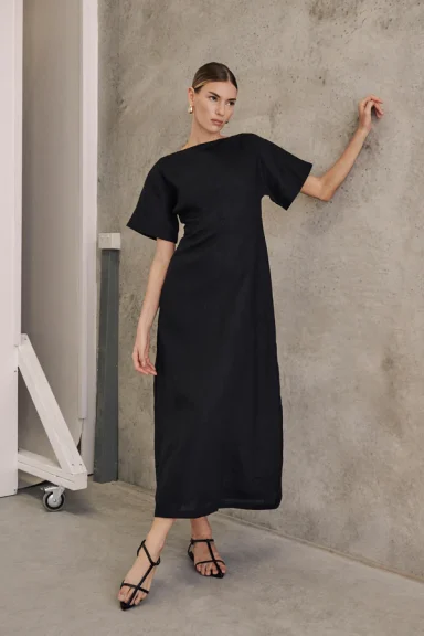 Long Black Dress as an outfit choice