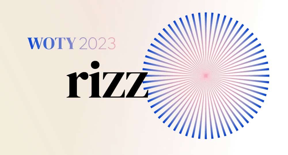 Word of the Year image: Rizz