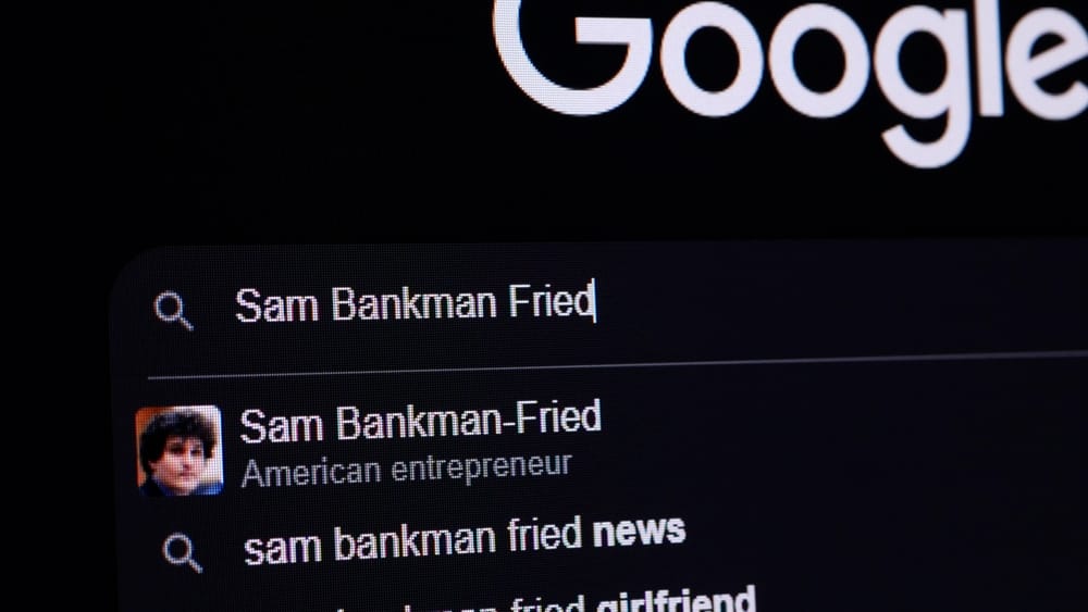 Google search of Sam Bankman-Fried