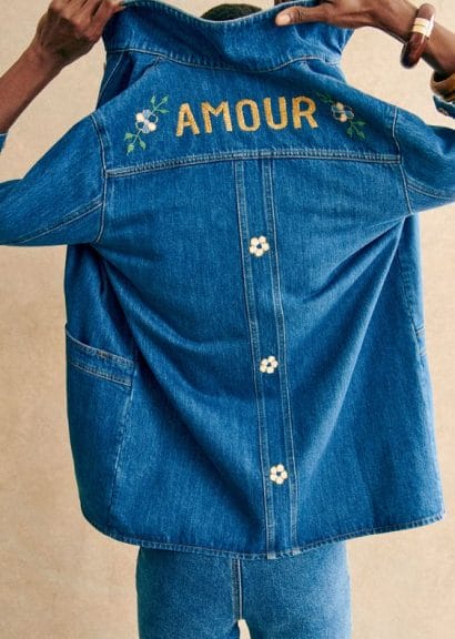 Pinterest Trends - Denim Jacket With Amour Detail