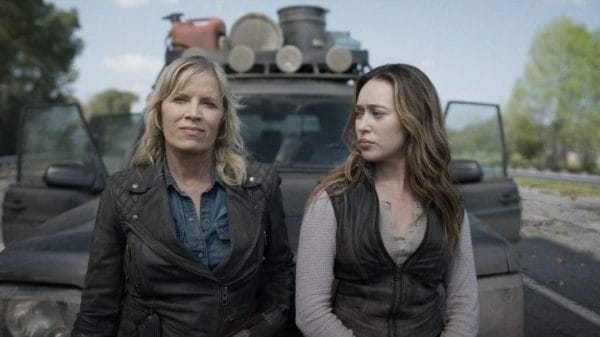 Kim Dickens & Alycia Debnam Carey in 'Fear The Walking Dead'. Credit: AMC Studios