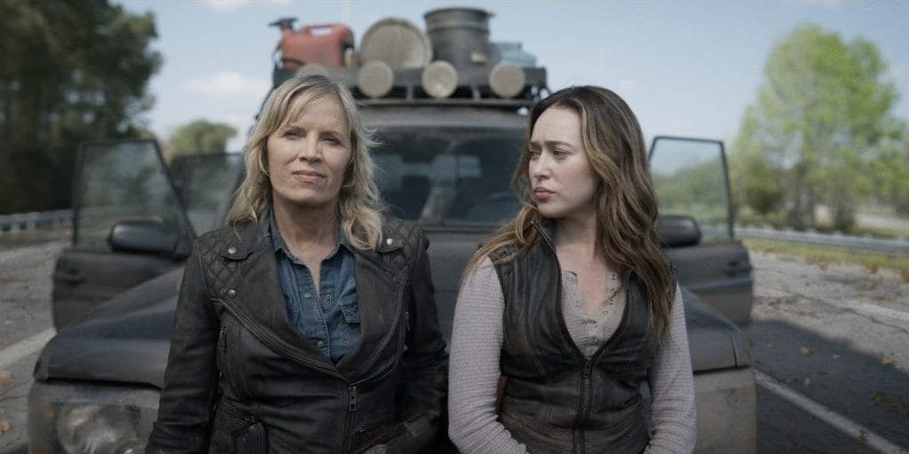 Kim Dickens & Alycia Debnam Carey in 'Fear The Walking Dead'. Credit: AMC Studios