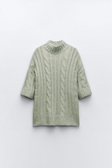 Turtle-necked Green Sweater