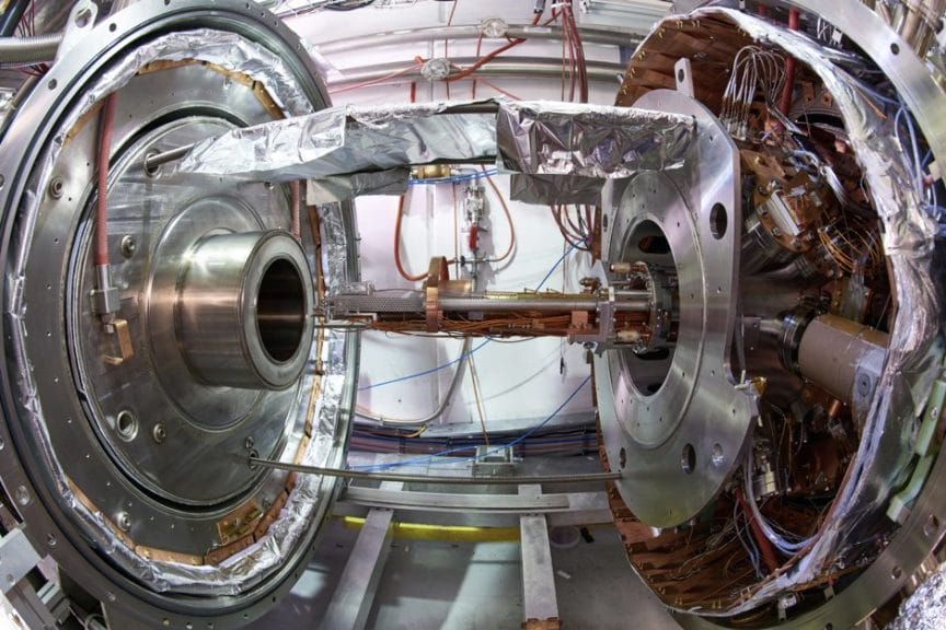 Image showing Antimatter trap at AEgIS, one of the experiments into antimatter using CERN's Antiproton Decelerator.