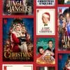 An image display of a list of Christmas movies that can be watched on Netflix