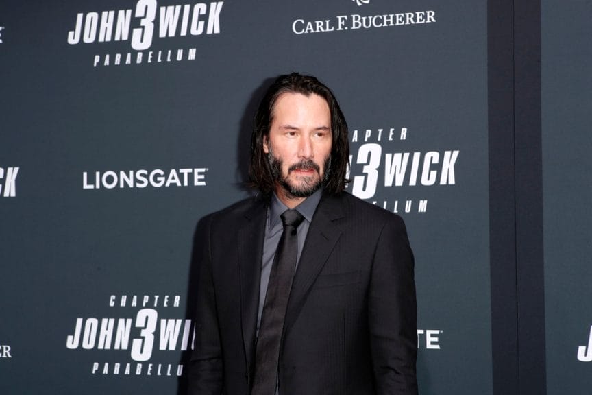 Keanu Reeves at the "John Wick Chapter 3 Parabellum" Los Angeles Premiere Credit: Shutterstock/Kathy Hutchins